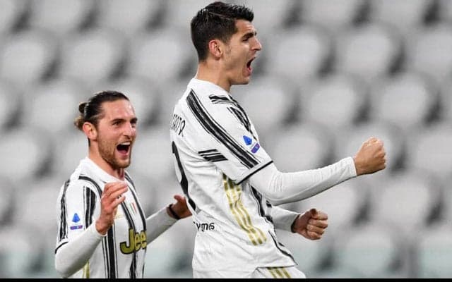 モラタ2発のユーベがラツィオに逆転勝利、CLポルト戦に弾み《セリエA》