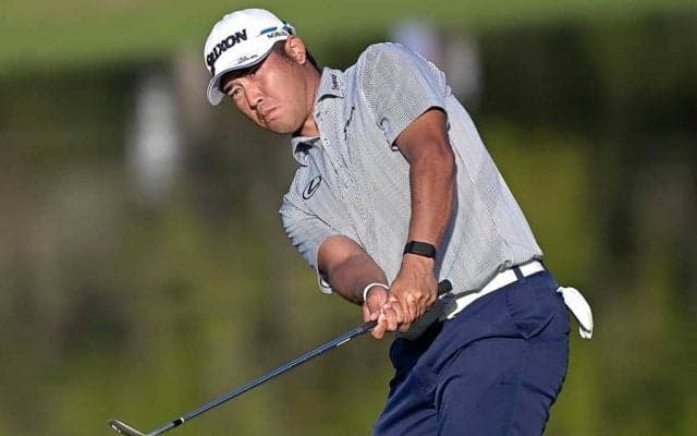 松山、219yをピタリ　“湖越えイーグル”に米実況感嘆「素晴らしい」「良いストローク」