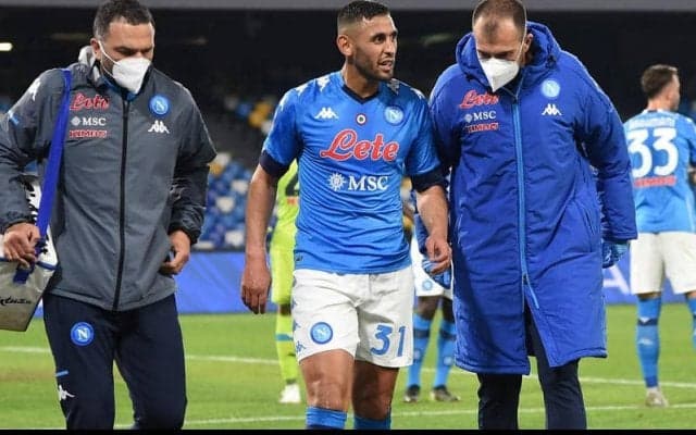 ナポリDFグラムが左ヒザを負傷、過去に2度右ヒザにも大ケガ