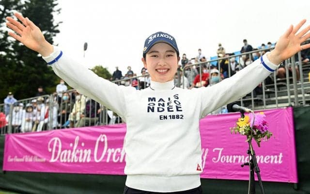 小祝さくら「複数回優勝に向けてまず一歩」　トップ10入りしたら購入したかった商品も明かす