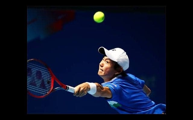  西岡良仁 途中棄権で初戦敗退 