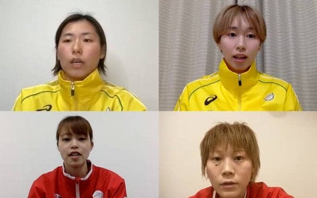 【WリーグプレーオフSFリモート会見】ＥＮＥＯＳの岡本は「後悔しないような試合を」、デンソーの稲井は「強い気持ちで戦いたい」とともに決意