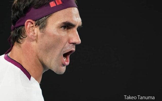 フェデラー復活勝利!! 2時間24分、エバンズとの死闘に競り勝つ