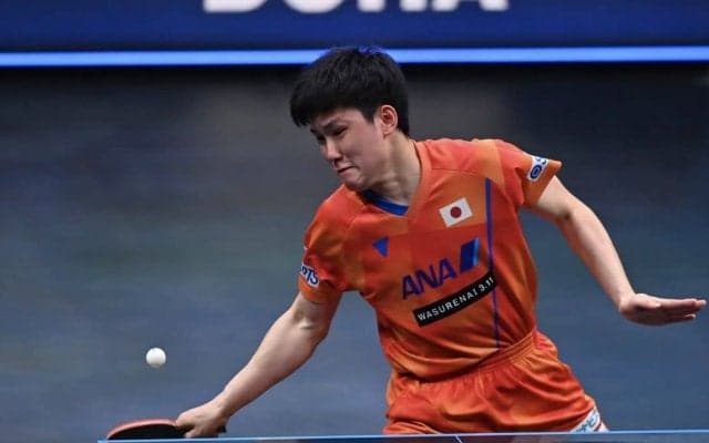 張本智和、震災から10年「WASURENAI3.11」胸に4強入り　“日韓”五輪代表対決制す　＜卓球・WTTスターコンテンダードーハ＞