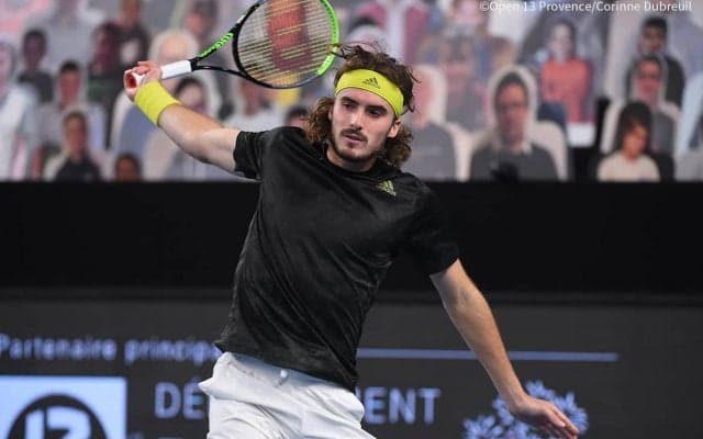 大会3連覇を狙うチチパス、好調をキープし、プイユにストレート勝ち