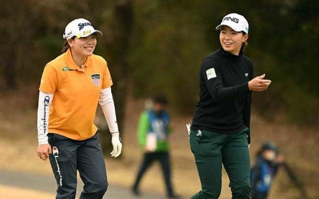 渋野日向子が“黄金世代組”で気分上々　原＆勝とのラウンドは「団結力が出る感じ」