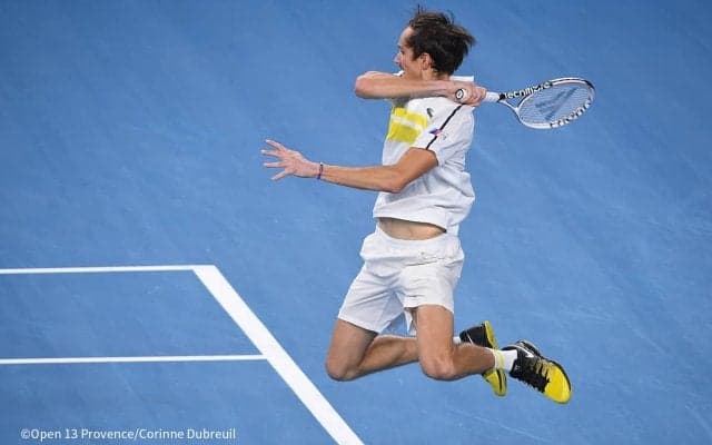 メデベデフが準決勝進出。シナーとの注目対決で実力差を見せる