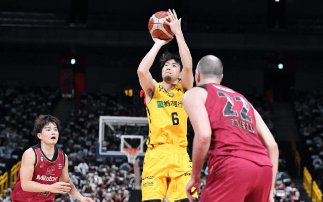 本来の輝きを取り戻し始めた宇都宮の比江島「ヒザも良くなってきて、ゲーム勘も取り戻せている」