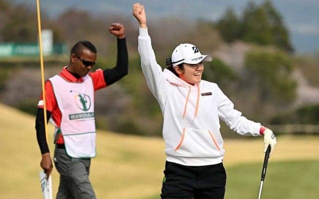 稲見萌寧、亡き祖父の金言「忍耐」胸にV　会見では涙「ずっと近くで見ていてほしい」