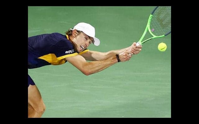  ラケット破壊デ ミノー敗退 