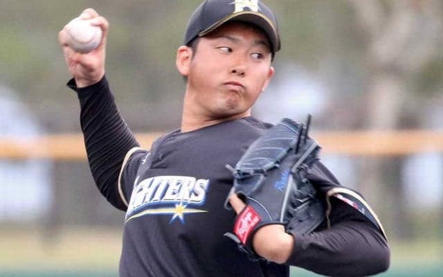 日本ハムが育成投手の長谷川凌汰と支配下契約　OP戦2試合でアピール、背番号43