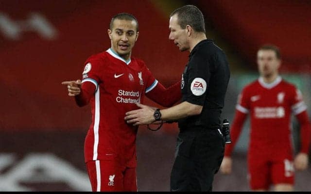 リバプールで苦戦のチアゴ、OBが問題点指摘「ボールを持っている時は素晴らしいが…」