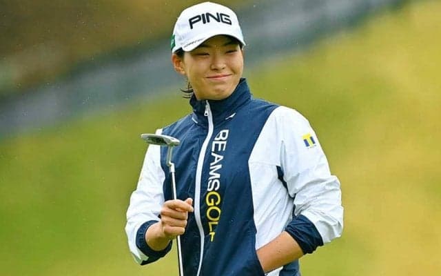 渋野日向子「正直、終わらせたかったです」　リズム断ち切る雨に悔い、暫定15位で終了