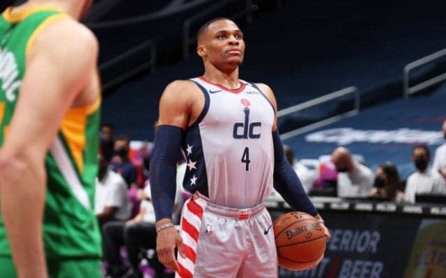 ジャズから大金星を挙げたウィザーズ、チームを引っ張るウェストブルックは「自分の知識と経験を共有したい」