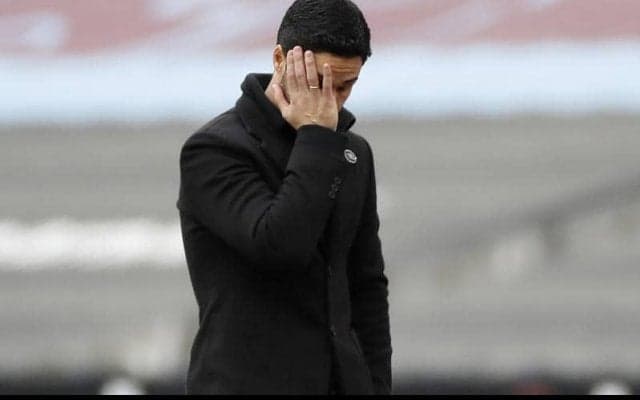 3点差を追いついてのドローも…アルテタが課題を指摘 「最初の30分にはがっかり」