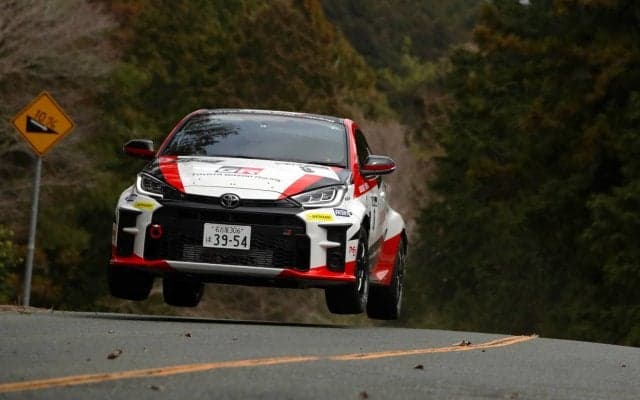 全日本ラリー新城：注目のGRヤリスは車両トラブルで戦線離脱