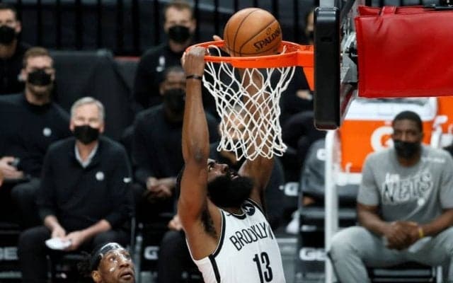 ネッツがトレイルブレイザーズに競り勝ち、今季30勝目…ハーデンが25得点17アシスト