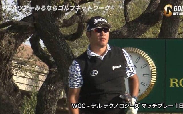 【動画】松山英樹、10番で約9mのバーディパットを沈める