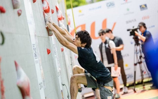 楢崎智亜が日本新記録更新で初優勝！ 野口啓代も初優勝飾る 「スポーツクライミング 第3回スピードジャパンカップ」