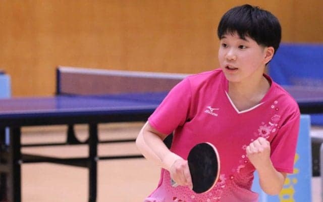 白子高、地元で第3シード下し8強入り　1年生エース山脇が2勝＜卓球・全国高校選抜＞