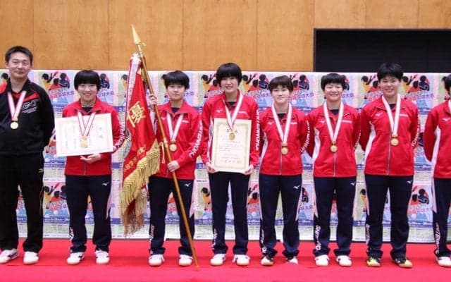 今大会落とした試合はわずか1　四天王寺が圧巻の6連覇＜卓球・全国高校選抜＞