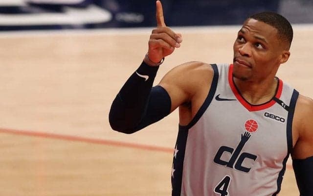 ラッセル・ウェストブルックがトリプルダブル数で早くもウィザーズ史上最多タイに到達