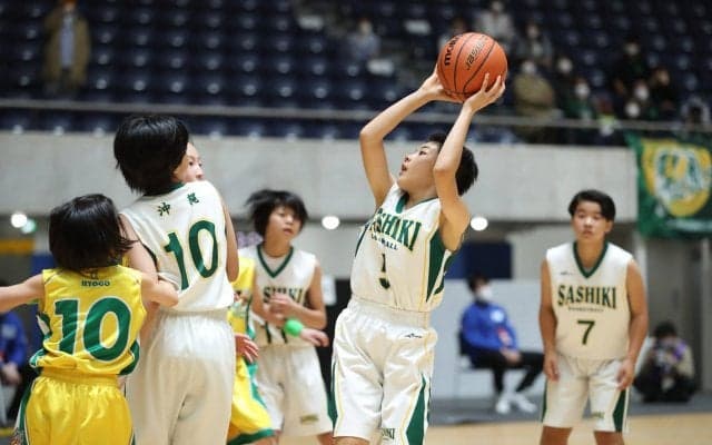 【全国ミニバス2021】キレのあるドライブやジャンプショットで「夢はWNBAの舞台！」
