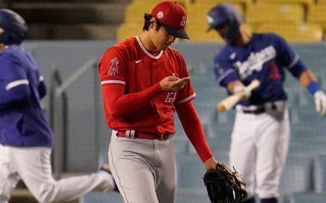 【MLB】大谷翔平、大荒れ自己最悪7失点　右手中指マメ潰すも軽傷強調「次は大丈夫」
