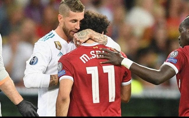 「過去のこと」サラーがラモスとの“因縁”を否定、3年前のCL決勝では悪夢