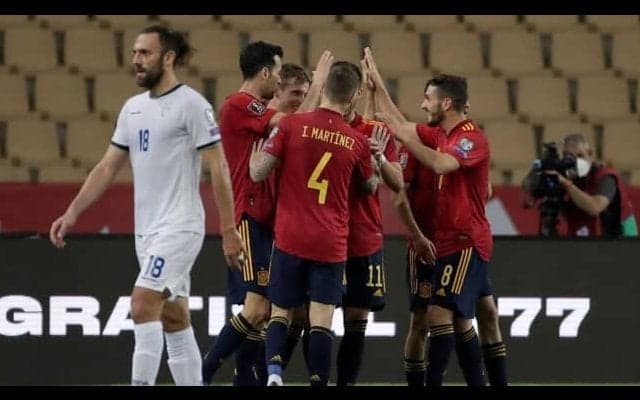 コソボに勝利したスペイン  代表の将来を担う若手2選手などに最高評価「8」