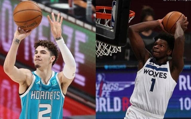 3月の月間最優秀新人賞に選ばれたのはラメロ・ボールとアンソニー・エドワーズ！