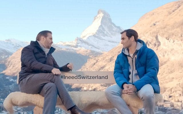 フェデラーがスイス観光局のアンバサダーに