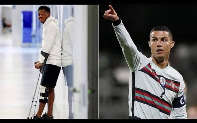 C・ロナウドが離脱中のA・ファティを激励「すぐに戻ってきてね！頑張れ！」