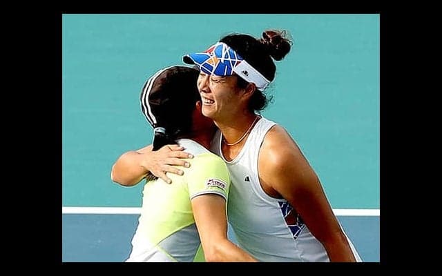 青山/ 柴原組 マイアミ初決勝へ