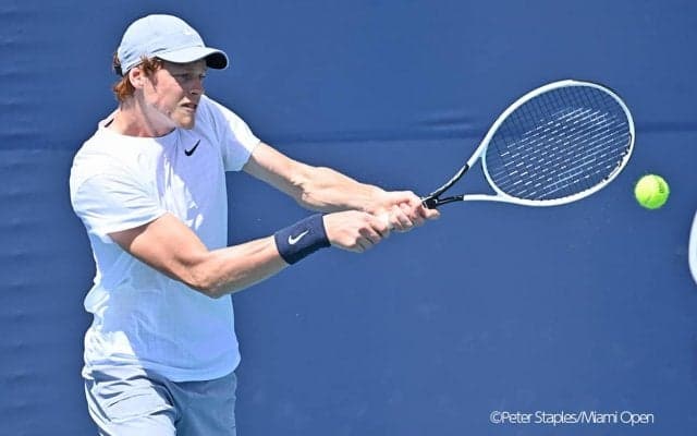 19歳シナーが大会史上4人目となる10代での決勝進出を決める[マイアミ・オープン]