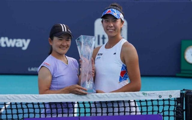 マイアミ大会で青山／柴原ペアが優勝！