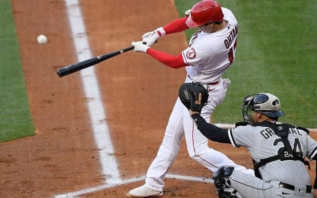 【MLB】「銃声のよう」「ボールは破壊された」　大谷翔平、自己最長弾の“衝撃音”にファン驚愕