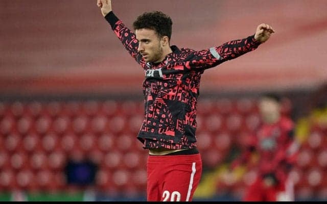 絶好調を維持するリバプールのジョタ、CLマドリー戦に意気込み「僕らにとって大きな挑戦」