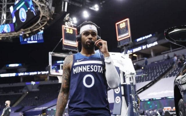 ティンバーウルブズのディアンジェロ・ラッセル、約2カ月ぶりの復帰戦で25得点「支えてくれたスタッフ全員に感謝」