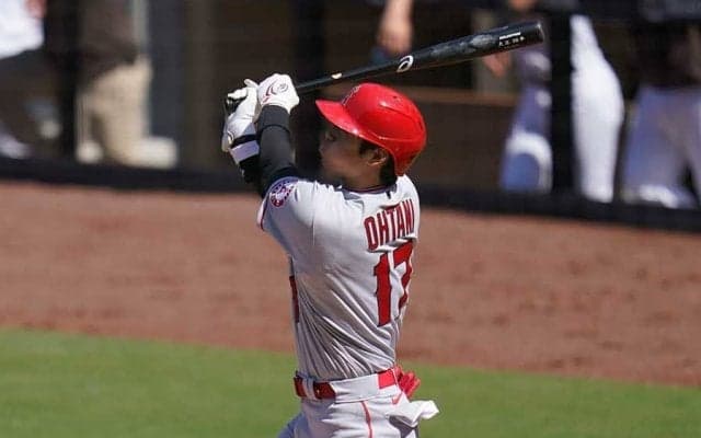 【MLB】大谷翔平、第4打席で同点適時打！　約183キロの弾丸ライナーで2戦連続安打