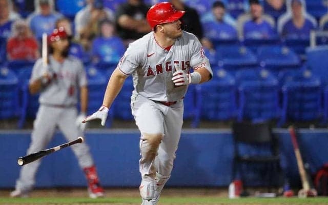 【MLB】トラウトが小学校へ特大弾？　暗闇に消えた3号に米記者驚愕「ここまで飛ばしていた」