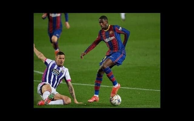 バルサのデンベレが本領を発揮。天才独特の「ぬた〜ん」とした切り返し