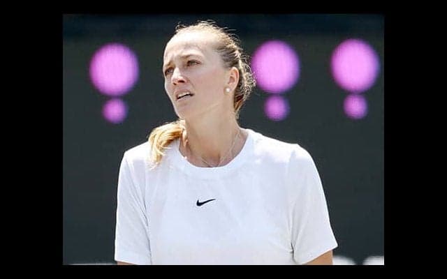 クヴィトバ 世界91位に敗れる