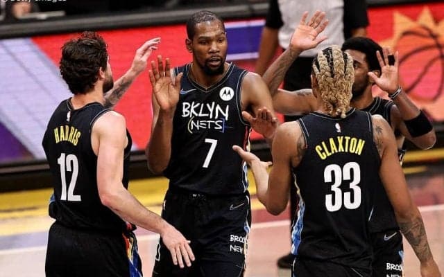 ケビン・デュラントがチームメートのニコラス・クラクストン、ジョー・ハリスを称賛