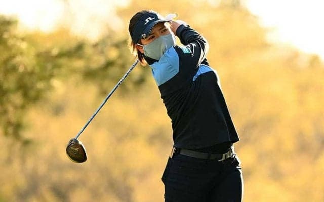 2週ぶりVへ、岡山絵里が単独首位発進　1打差2位に木戸愛＆有村智恵、すぐに第2R突入