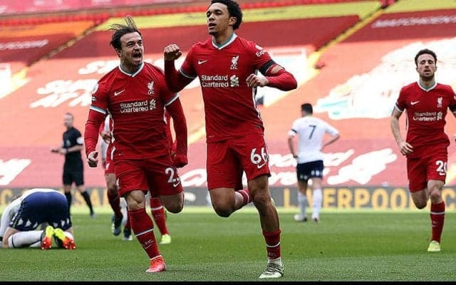 アレクサンダー=アーノルドが劇的逆転弾!　リバプールが鬼門アンフィールドで9戦ぶりの白星!《プレミアリーグ》