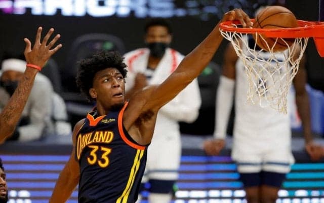 ウォリアーズのジェームズ・ワイズマンが右ひざ半月板を損傷、今季絶望か