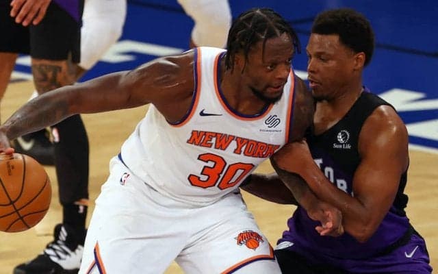 ランドルが34得点10リバウンドを記録したニックス、主力を欠くレイカーズに完勝