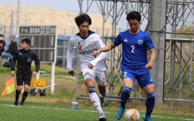 ［男子サッカー］決定機決めきれず、日体大にスコアレスドロー