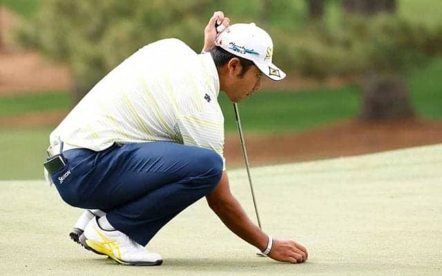 松山英樹が持つ“パターの花束”　米メディアがこだわり注目「時には6本入っている」